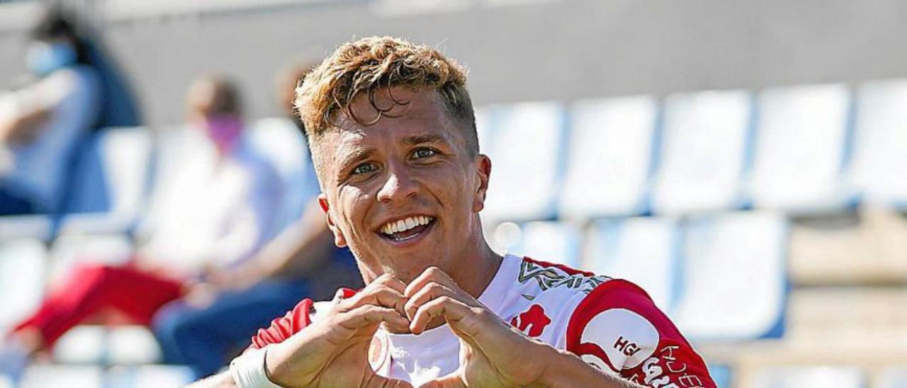 Gianluca Simeone, hijo del Cholo, es la estrella del CD Ibiza.
