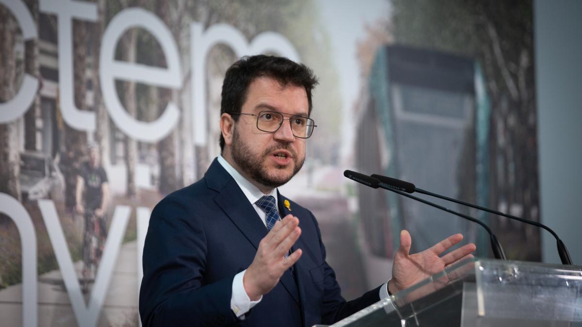 El president de la Generalitat, Pere Aragonès.
