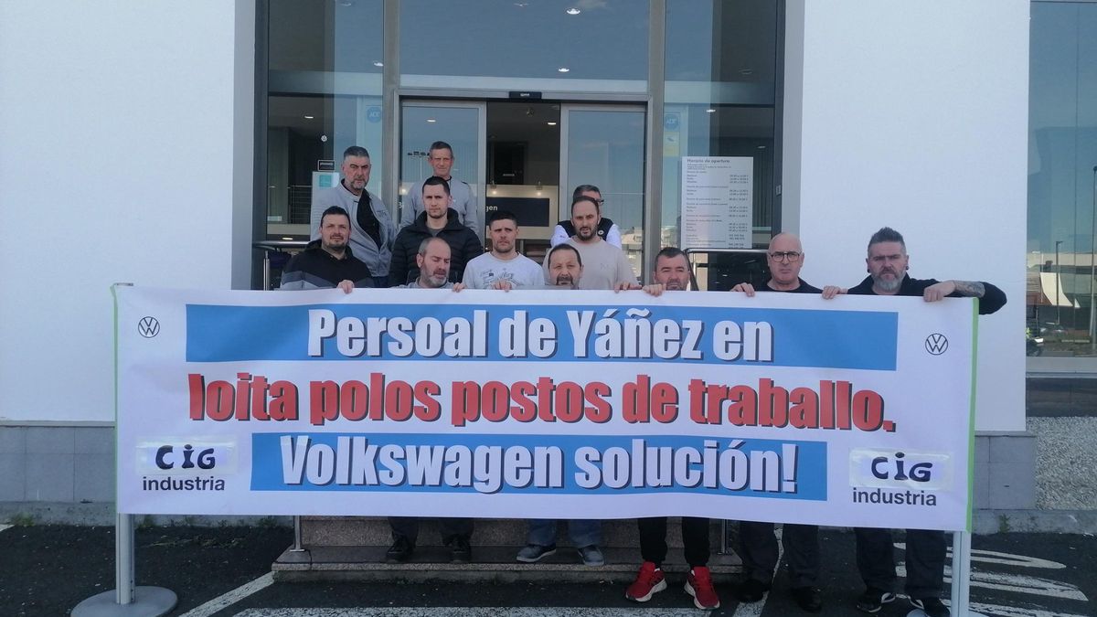 Protestas de trabajadores de Gándara Motor, del Grupo Yáñez