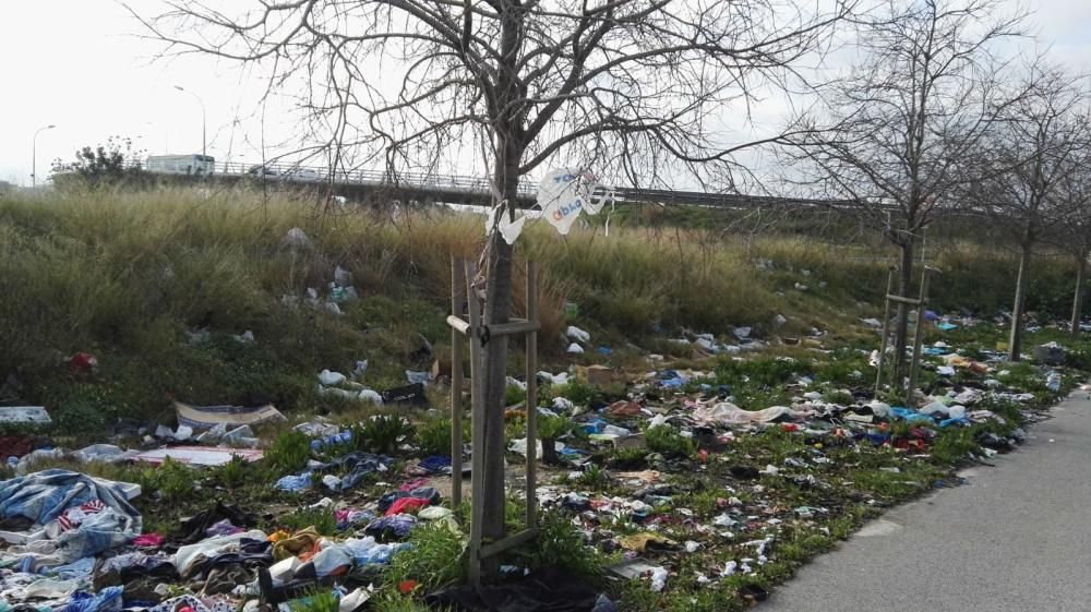 Vertidos tóxicos en el torrente de na Bàrbara