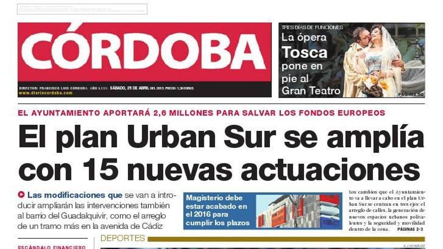 La portada de CÓRDOBA