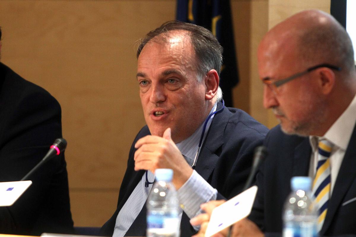 Javier Tebas, presidente de Laliga