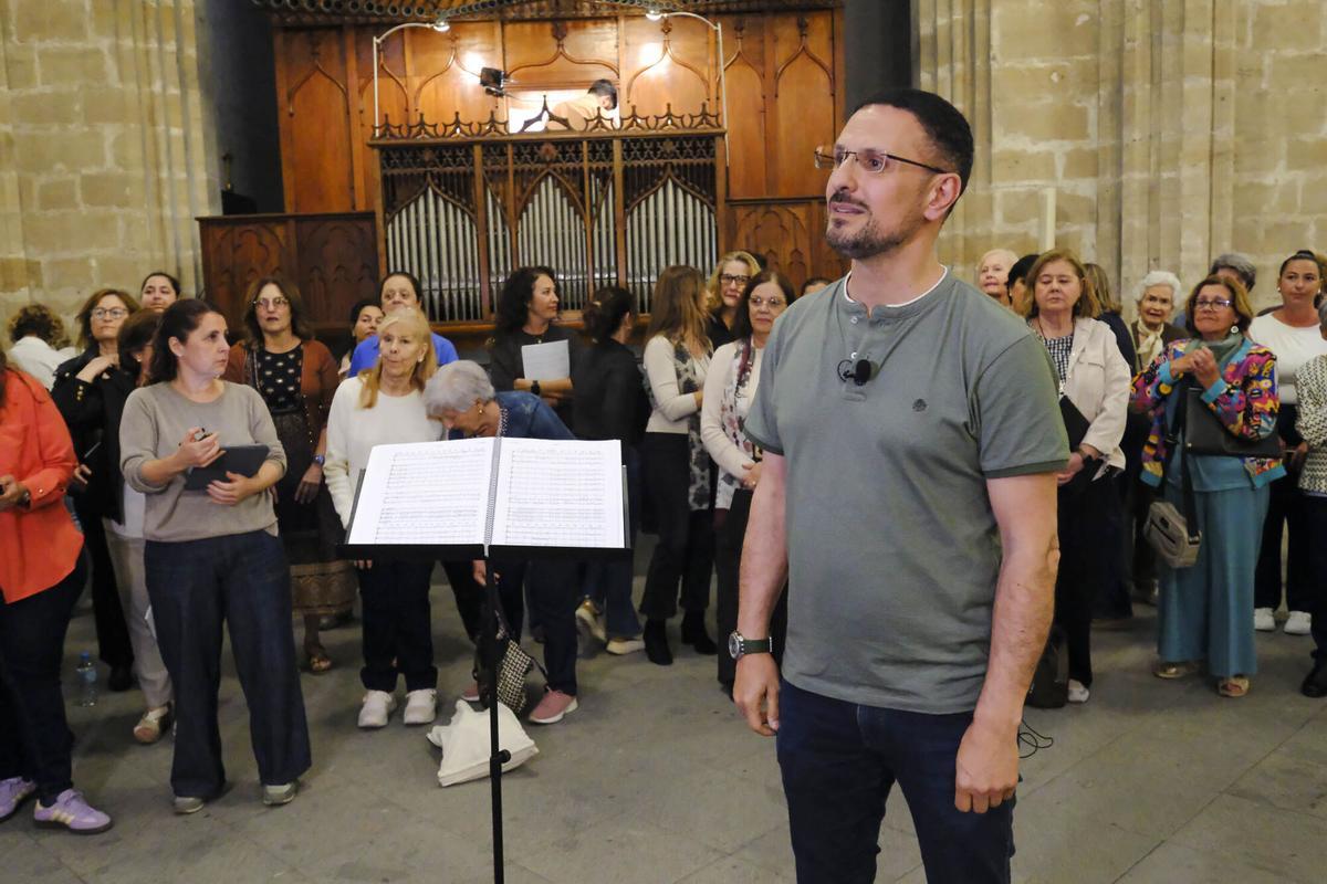 Ensayo del Coro que cantará a León XIV en la Catedral de Santa Ana Ensayo del Coro que cantará a León XIV en la Catedral de Santa Ana