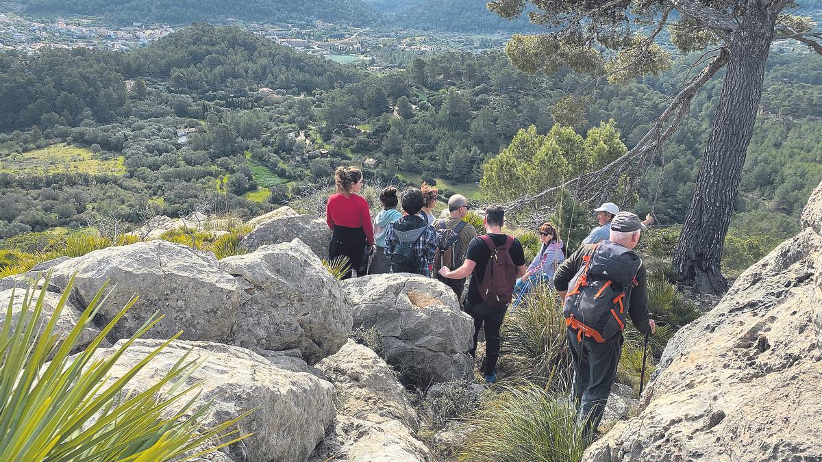 Wanderwege: Vom Puig d’en Corso haben Wanderer einen wunderschönen Blick auf das Tal von s’Arracó.