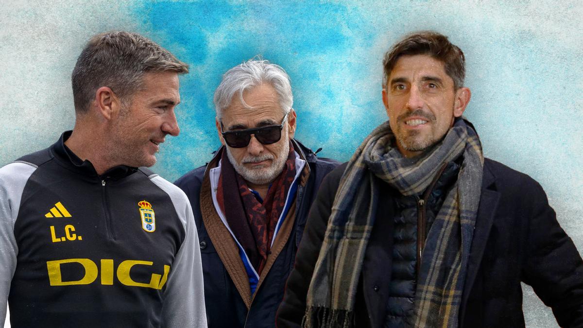 Luis Carrión, Jesús Martínez y Paunovic.