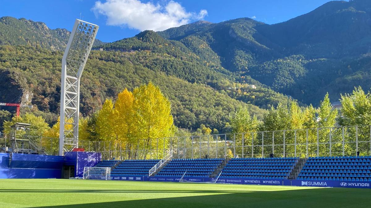 Imagen del Estadio Nacional de Andorra