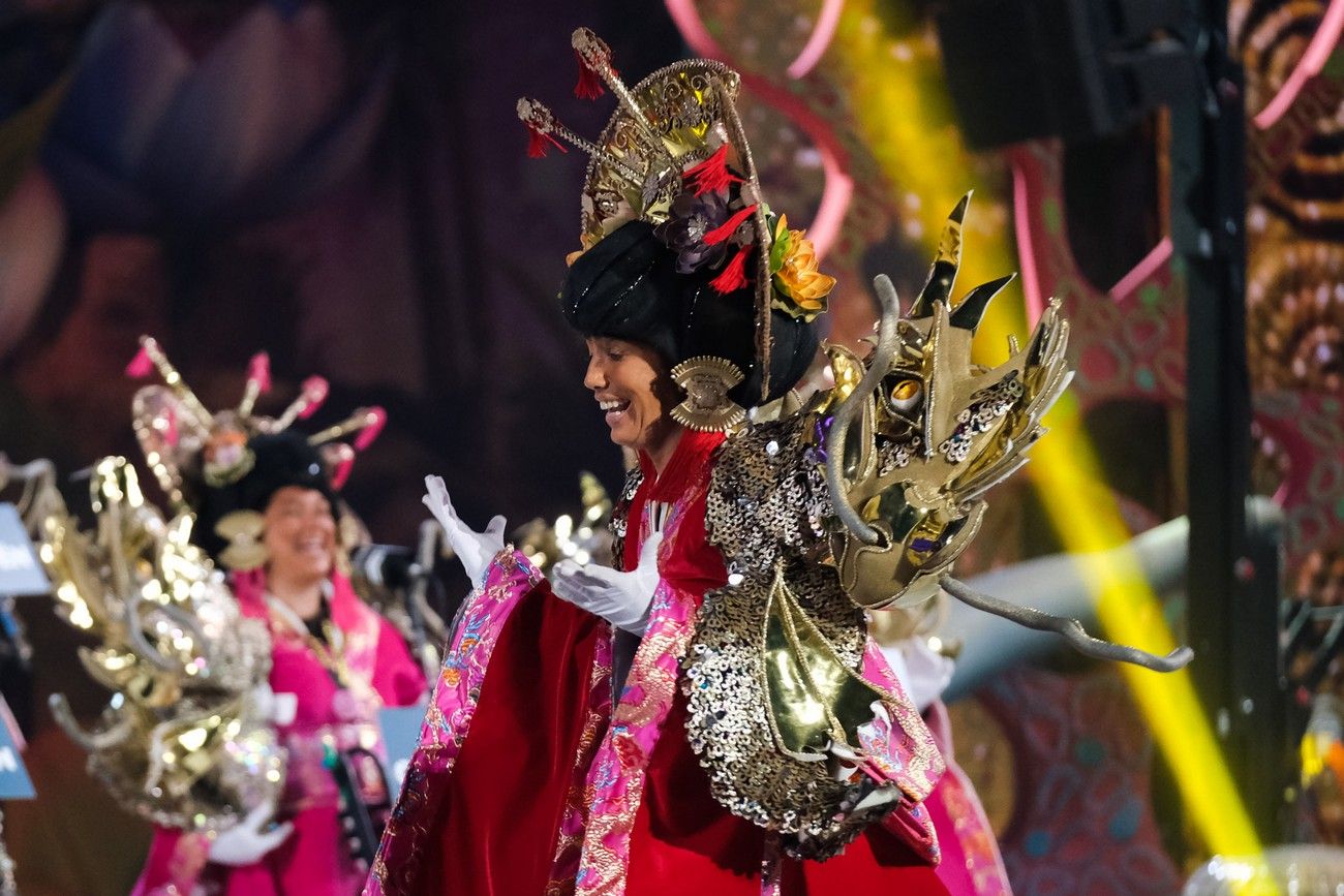 Despistadas durante su actuación en el Concurso de Murgas de Las Palmas de Gran Canaria.