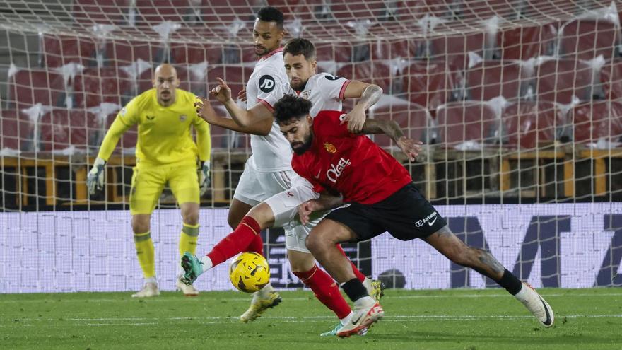 Samú Costa, en la imagen en el partido del pasado sábado contra el Sevilla, vuelve a Almería para enfrentarse a su antiguo equipo.