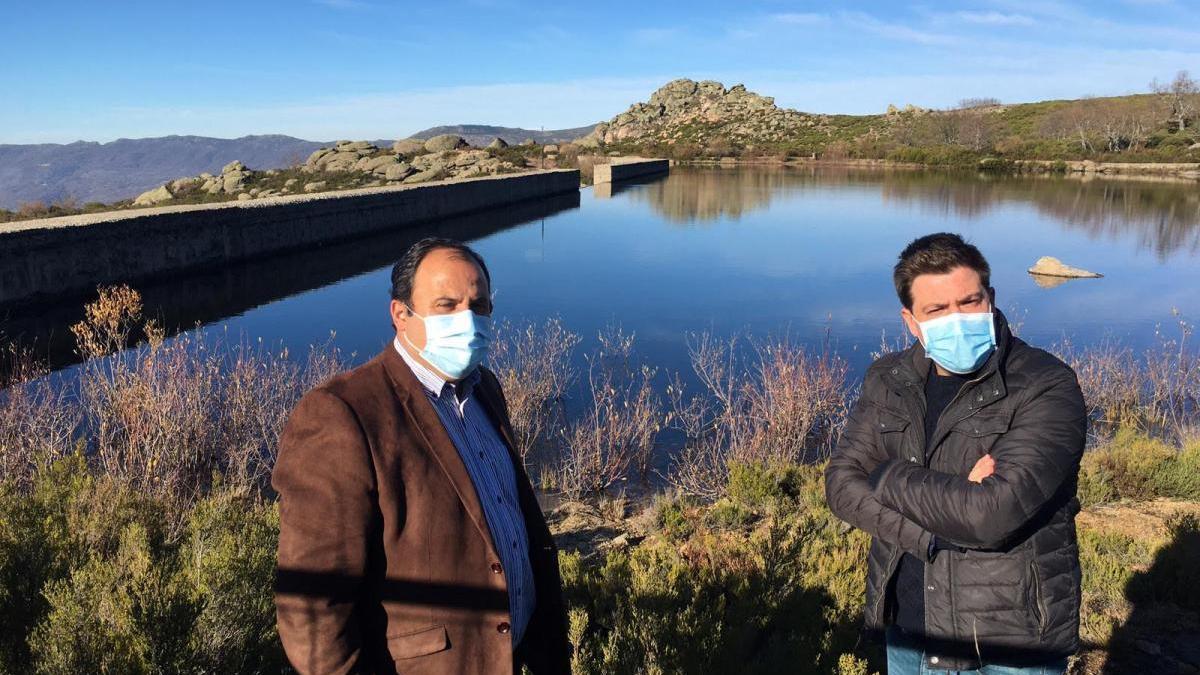 Beltrán visita el embalse de Piornal