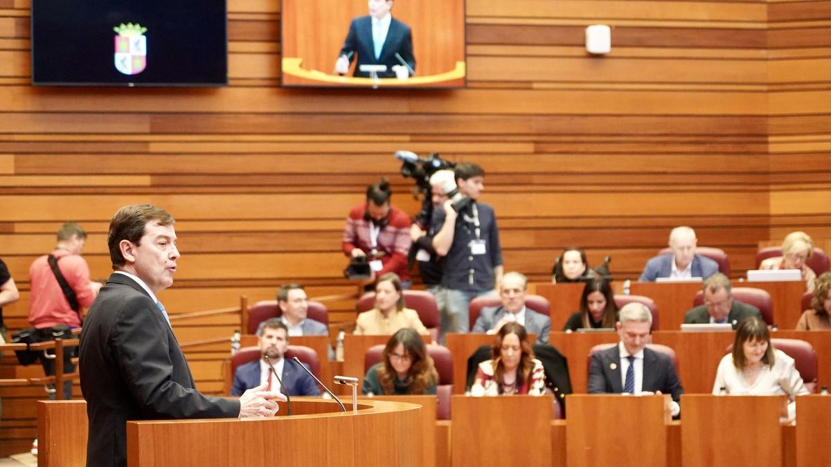 Las Cortes celebran la primera jornada del Debate de política general, con la intervención del presidente de la Junta, Alfonso Fernández Mañueco