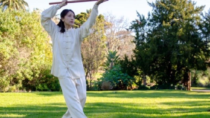 Qi gong amb bastó