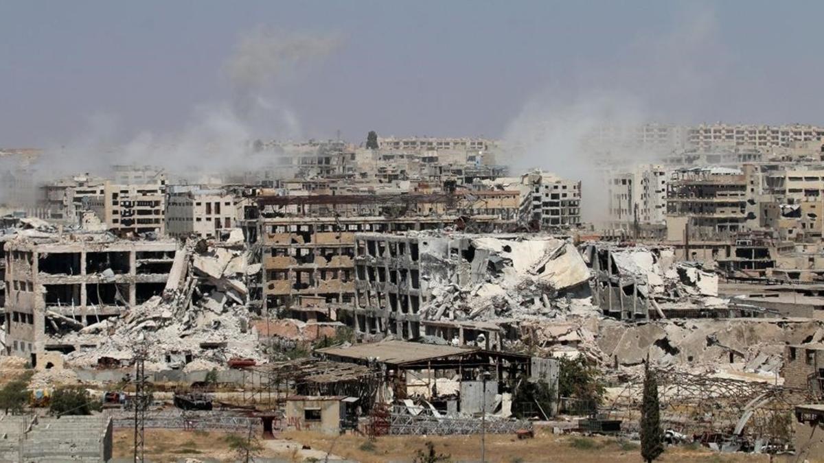 La ciudad de Alepo en Siria