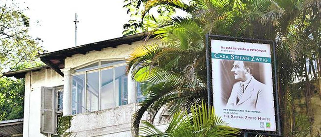 La casa donde vivió y murió Stefan Zweig, en Petrópolis (Brasil).