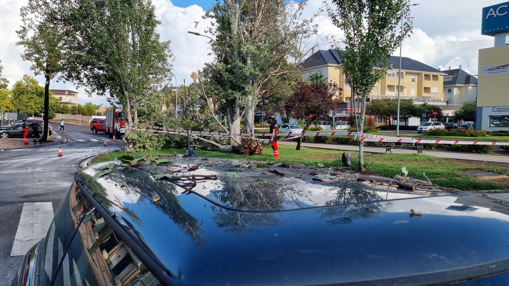 Lluvias en Badajoz