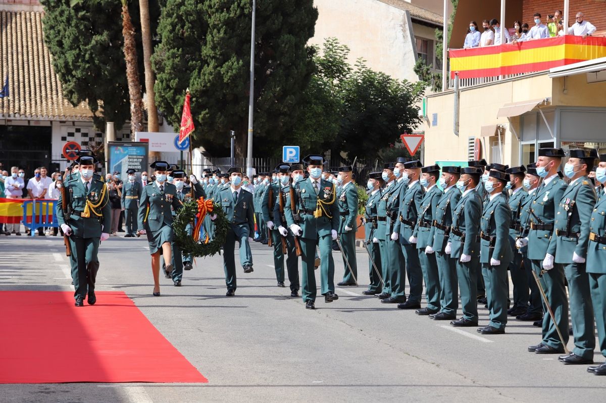 La Guardia Civil honra a su patrona en Murcia