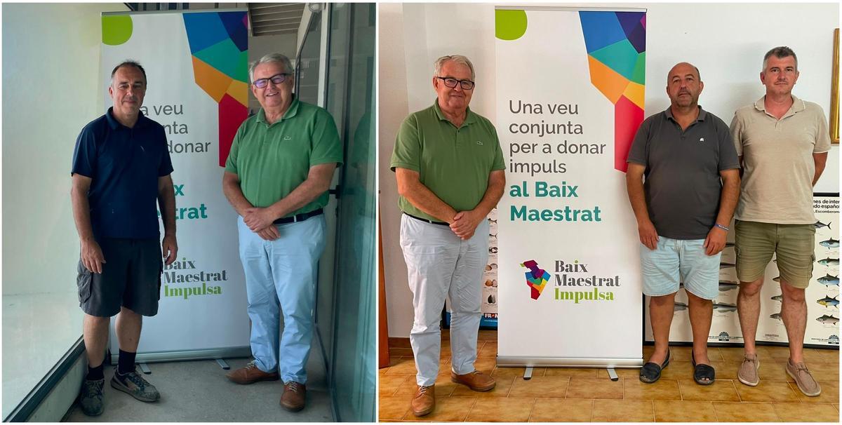 Confraries de Benicarló (E) y de Peñíscola (D)