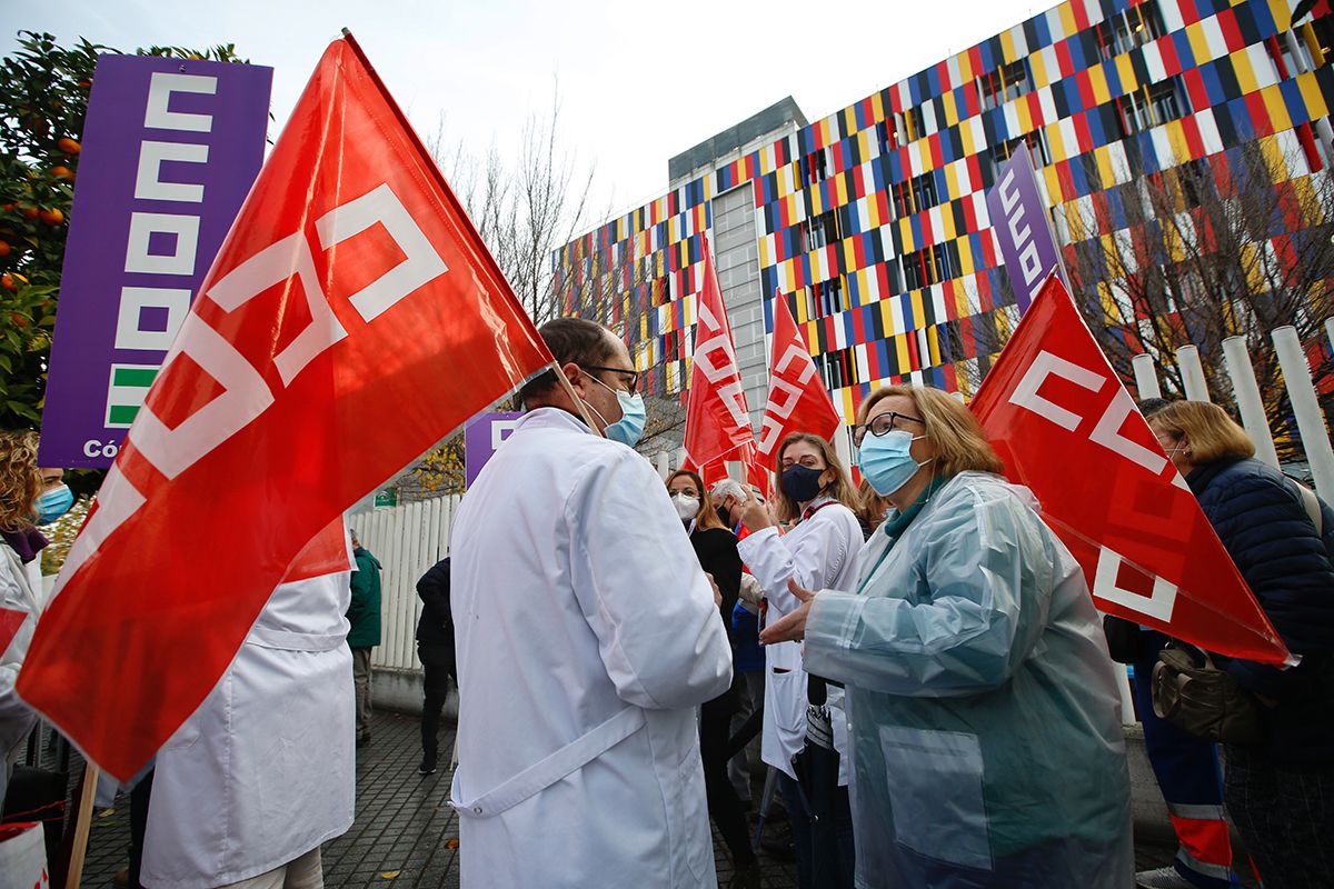 Manifestación en defensa de la sanidad pública