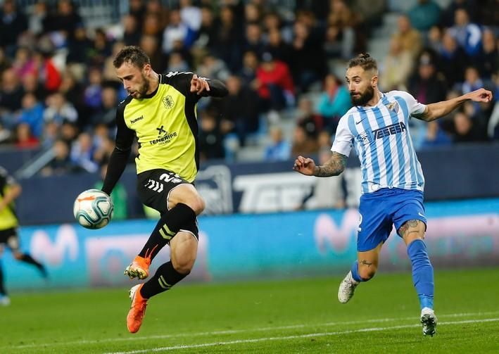 El CD Tenerife no pudo ganar a un sólido Málaga CF en casa