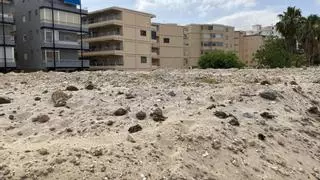 Costas ve "previsible" que la arena acumulada para la Goleta de Tavernes pase todo el verano en el solar