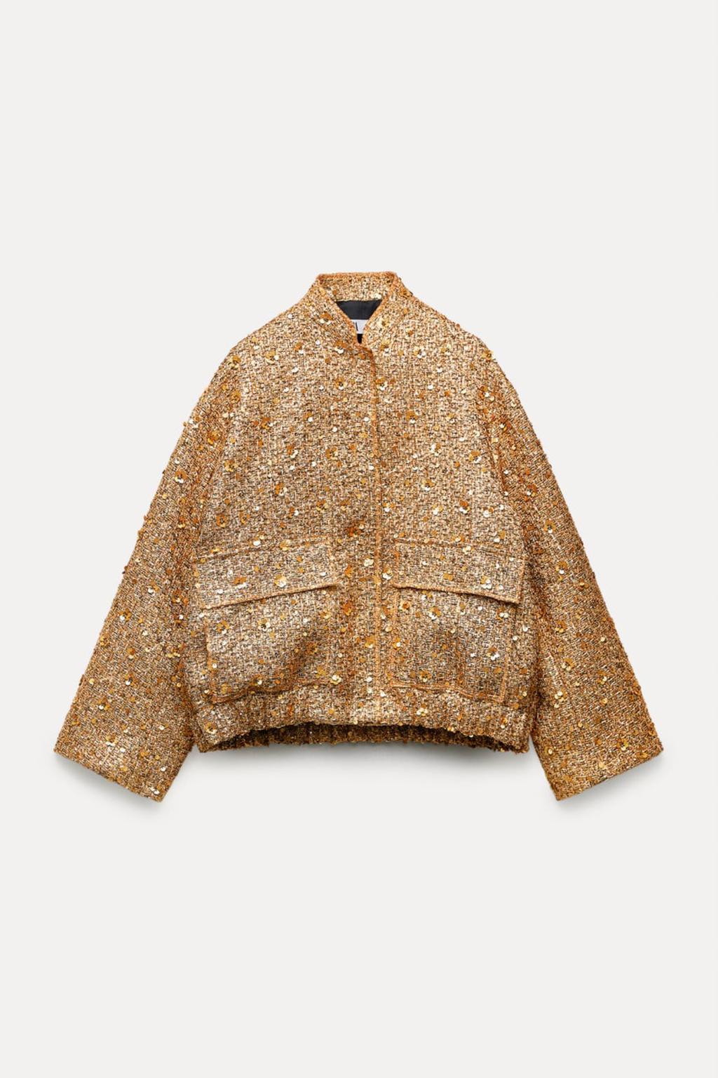Chaqueta lentejuelas de Zara