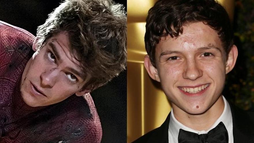 Andrew Garfield y Tom Holland.