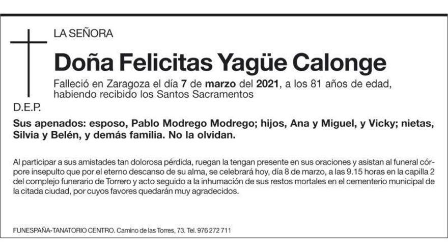 Felicitas Yagüe Calonge