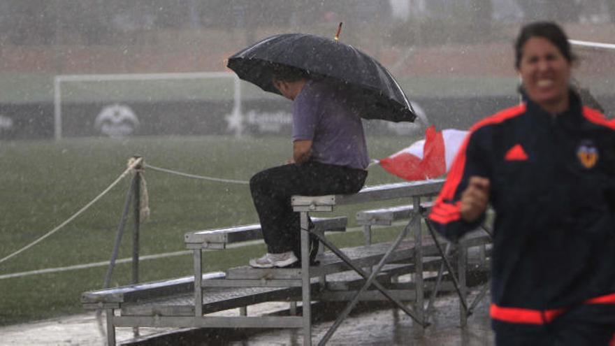 Suspendido el Valencia - Santa Teresa por la lluvia