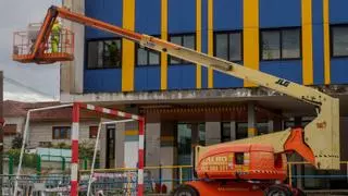 Arranca la remodelación del CEIP A Lomba para «recuperar la normalidad»