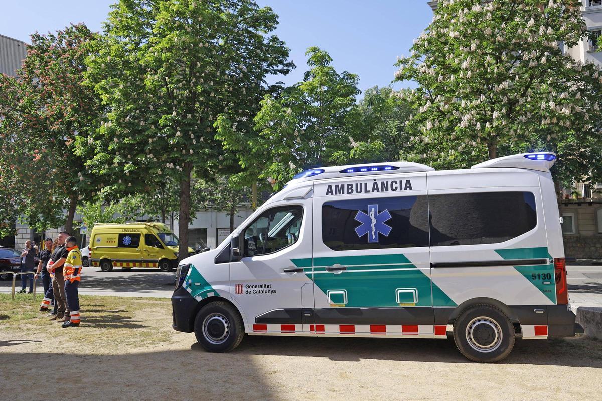 Una de les noves ambulàncies de suport logístic sanitari.