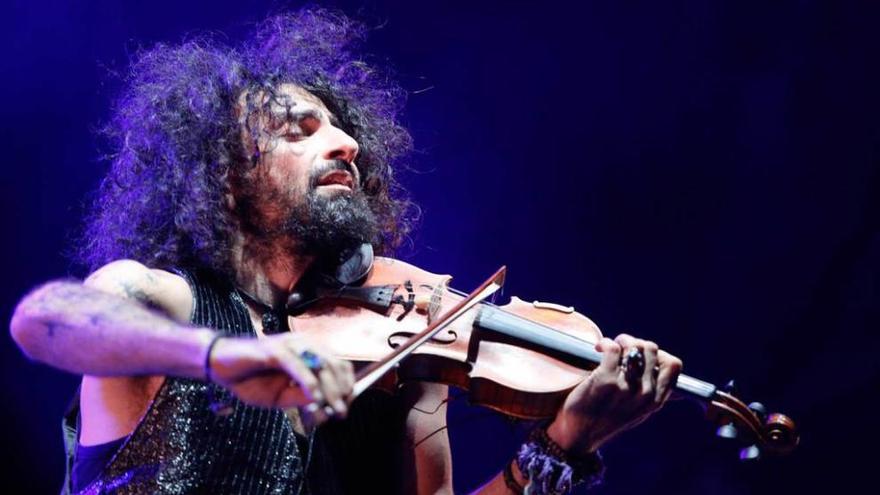 Ara Malikian, ayer, en la Laboral.