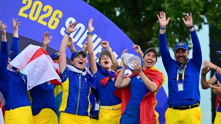 Europa recupera la corona a la Copa Solheim de golf