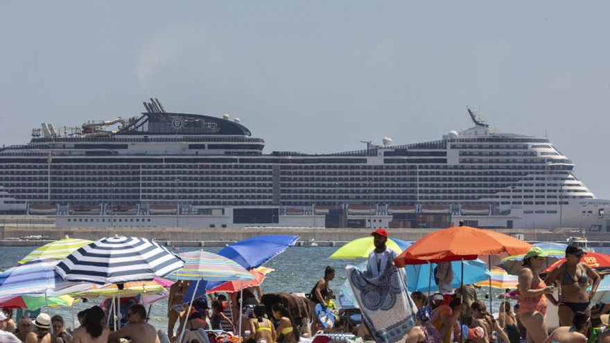 La cifra de cruceristas en València vuelve a bajar