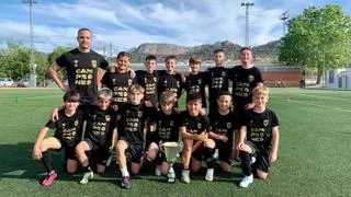 El Alevín B del Ciutat de Xàtiva CFB se proclama campeón de liga