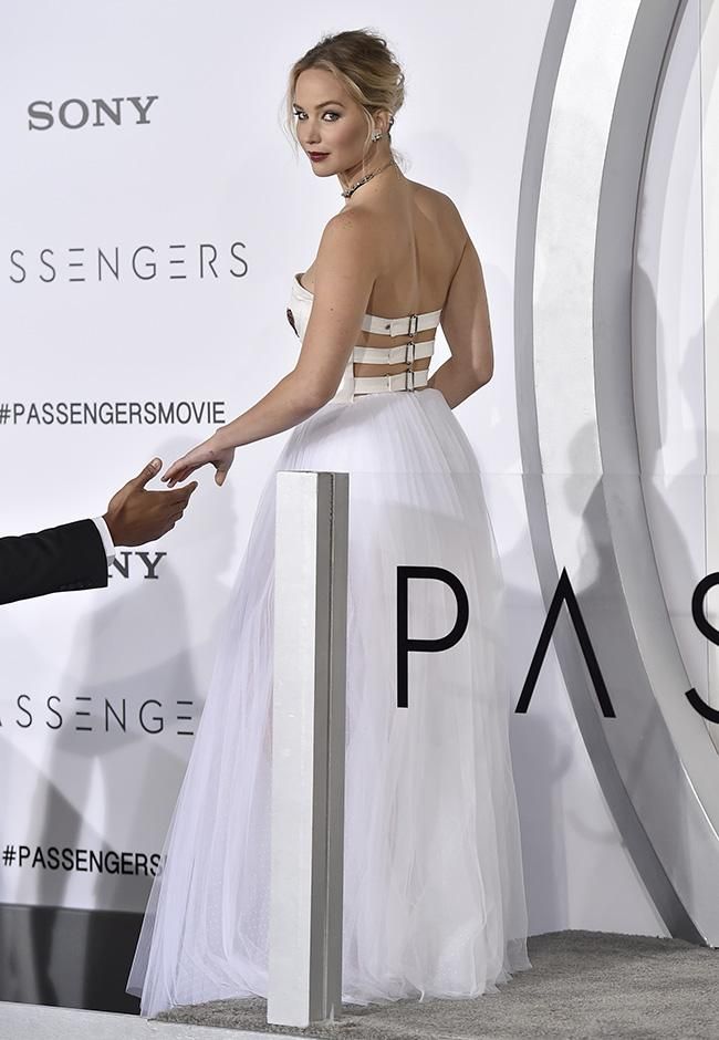Jennifer Lawrence en la premiere en Los Ángeles de Passengers