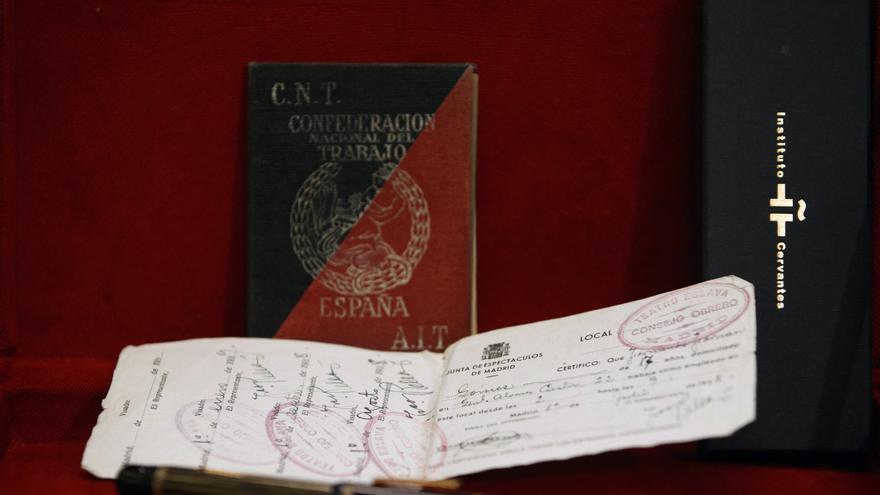 La caja 1.003 del Instituto Cervantes ya contiene la cartilla de la CNT de Fernán-Gómez