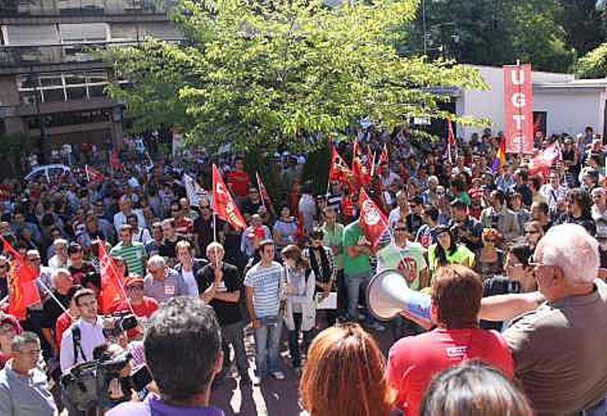 Los trabajadores toman la calle