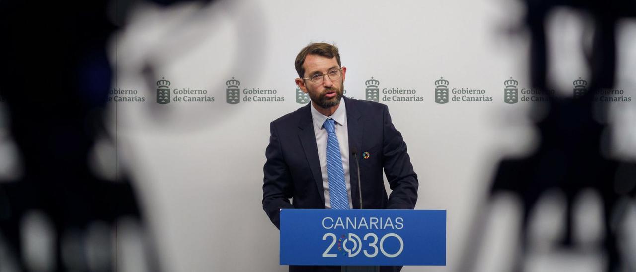 El viceconsejero de la Presidencia del Gobierno de Canarias, Antonio Olivera. |