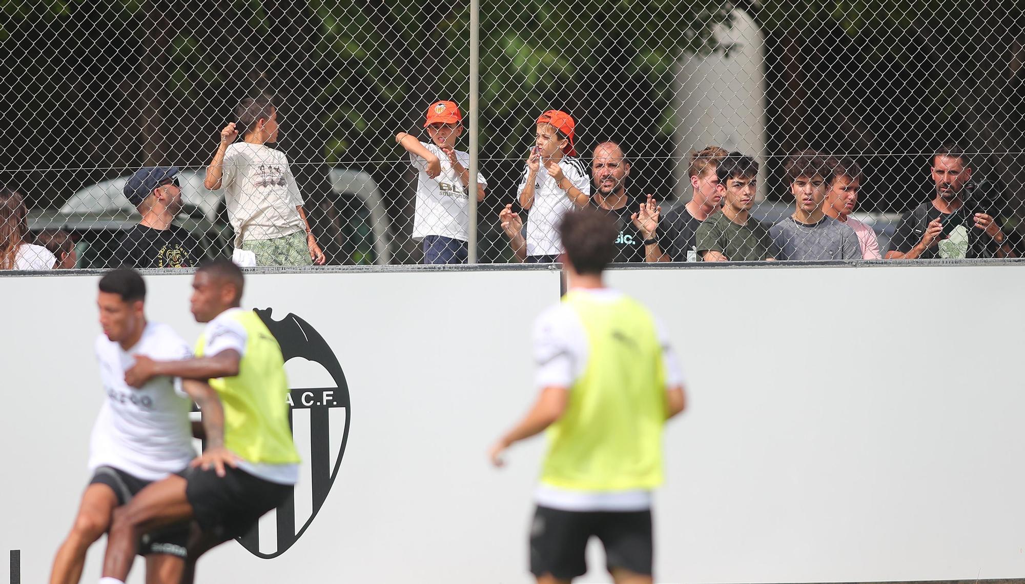 Primer entrenamiento de la era Gattuso