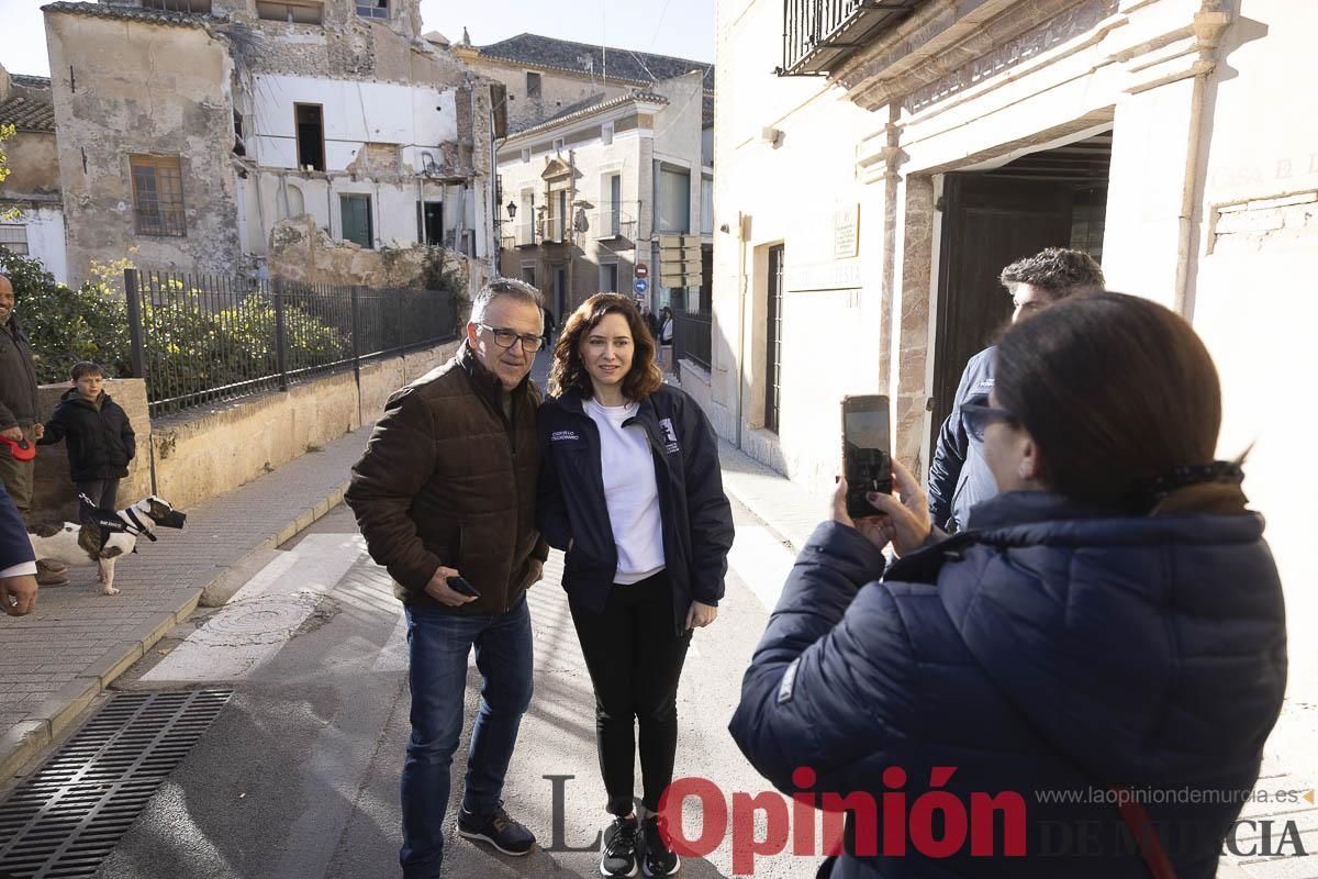 Así ha sido la visita de Isabel Díaz Ayuso a Caravaca de la Cruz