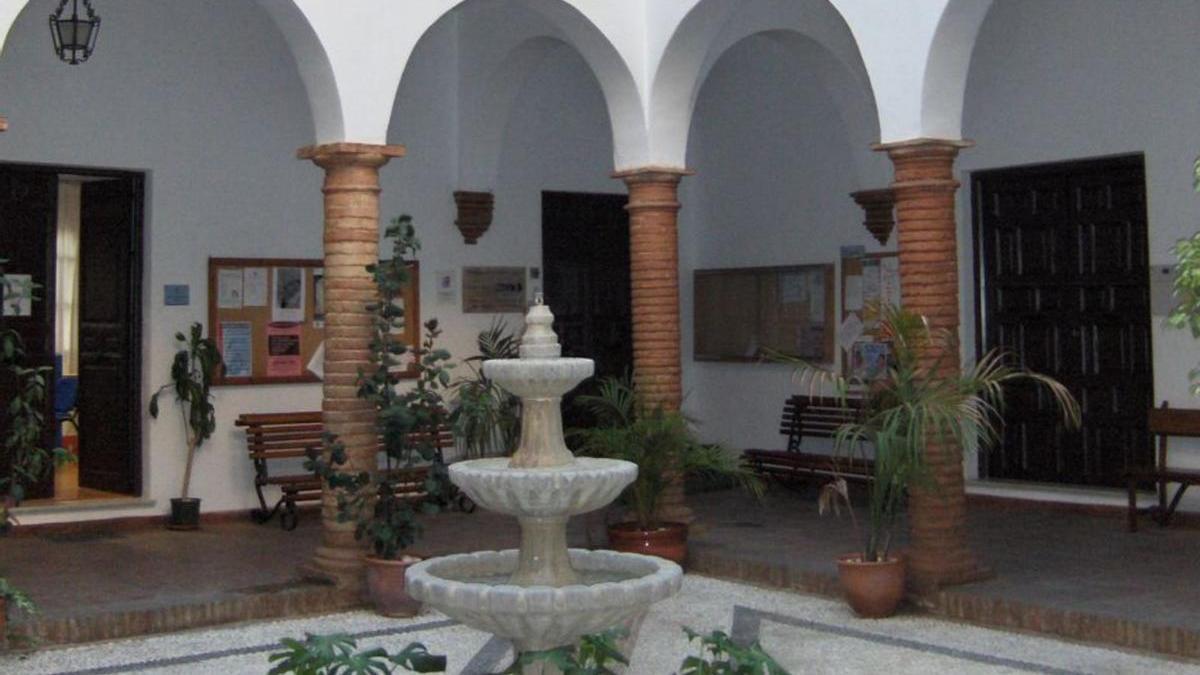 Patio de la Casa Cervantes de Vélez-Málaga.