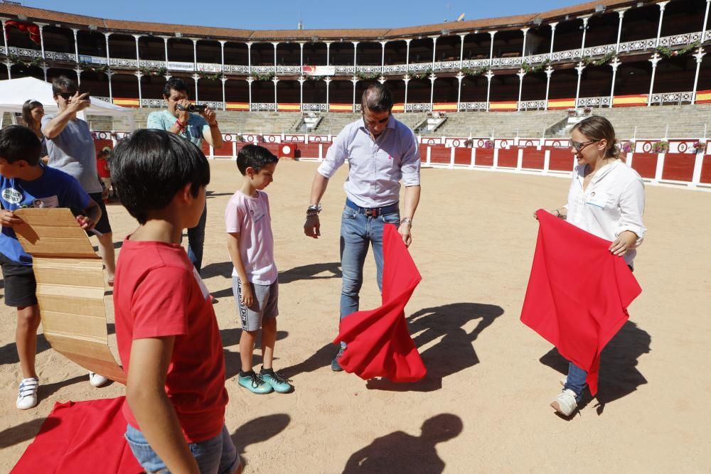 Toros para niños en El Bibio