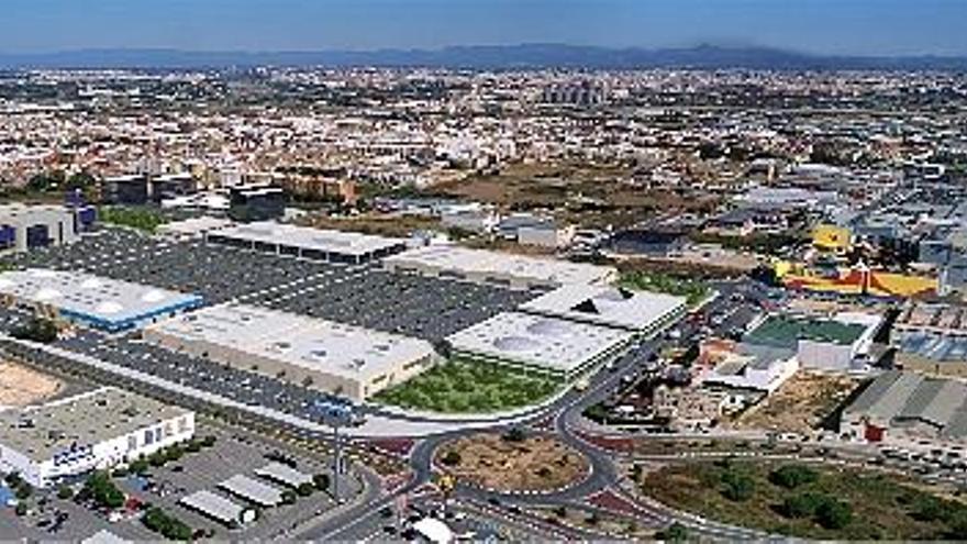 Alfafar Parc anuncia una zona comercial con Ikea pero Industria lo duda al no tener licencia