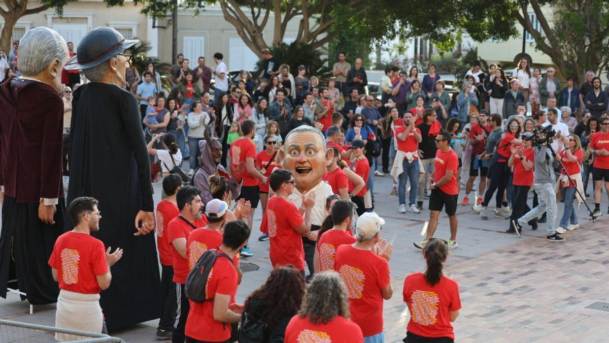 Una imagen del Correllengua Agermanat, cuya llama llegó a Eivissa tras su paso por muchos de los lugares catalanoparlantes del continente.