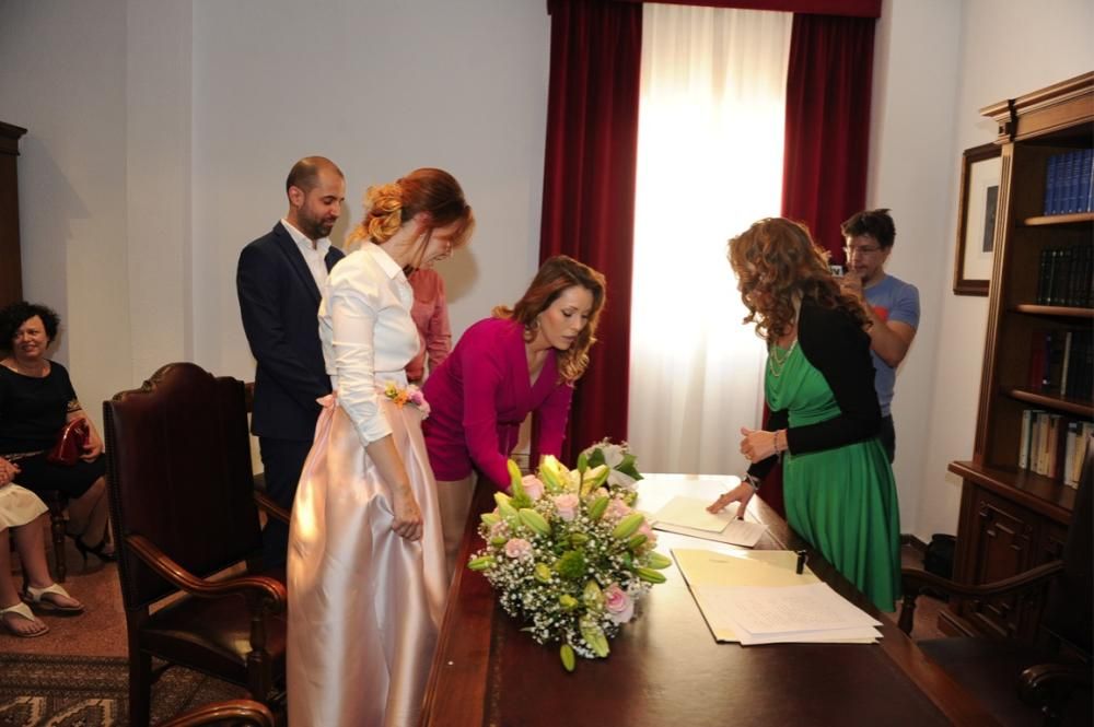 Primera boda en el Colegio Notarial de Murcia