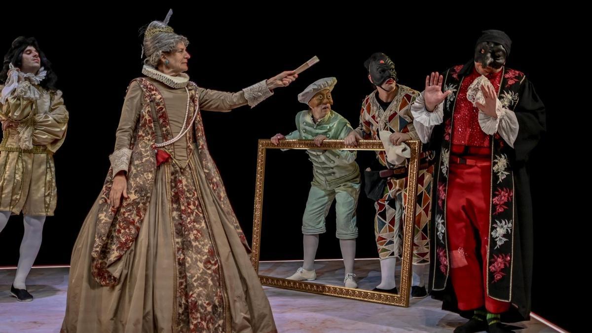 Una escena de El retablo de las maravillas, de Els Joglars