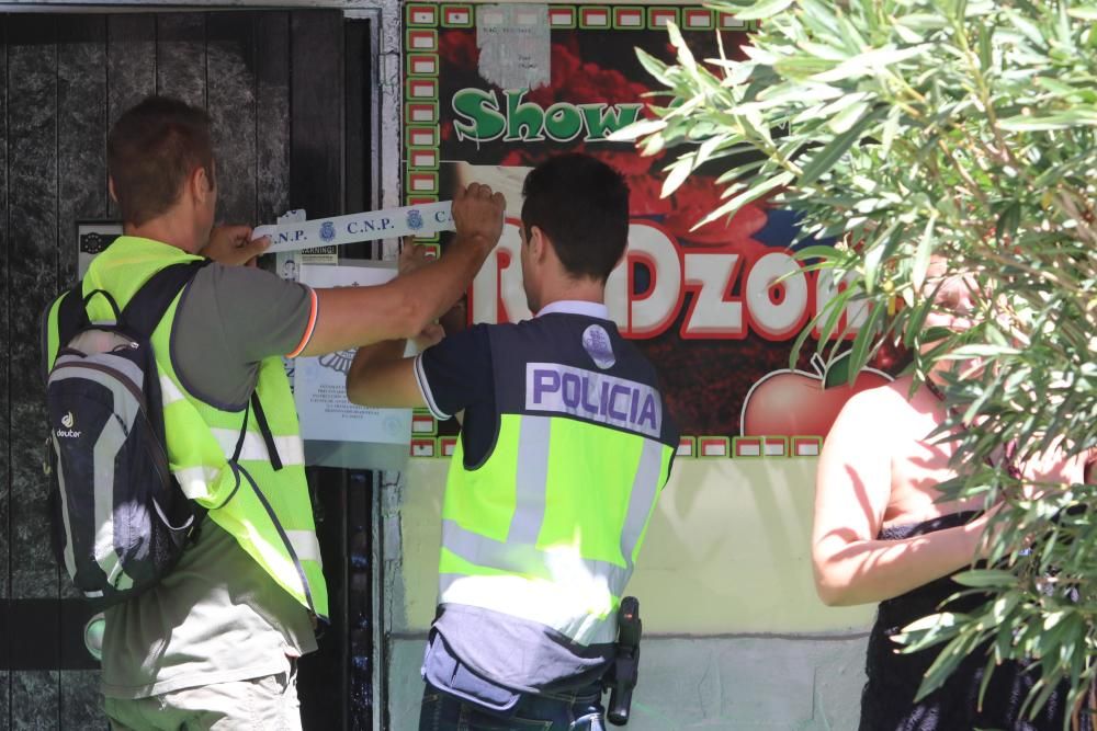 Agentes de la Policía Nacional de la comisaría de Ibiza llevan a cabo una operación contra la explotación sexual en la isla y, por el momento, han detenido a dos mujeres.