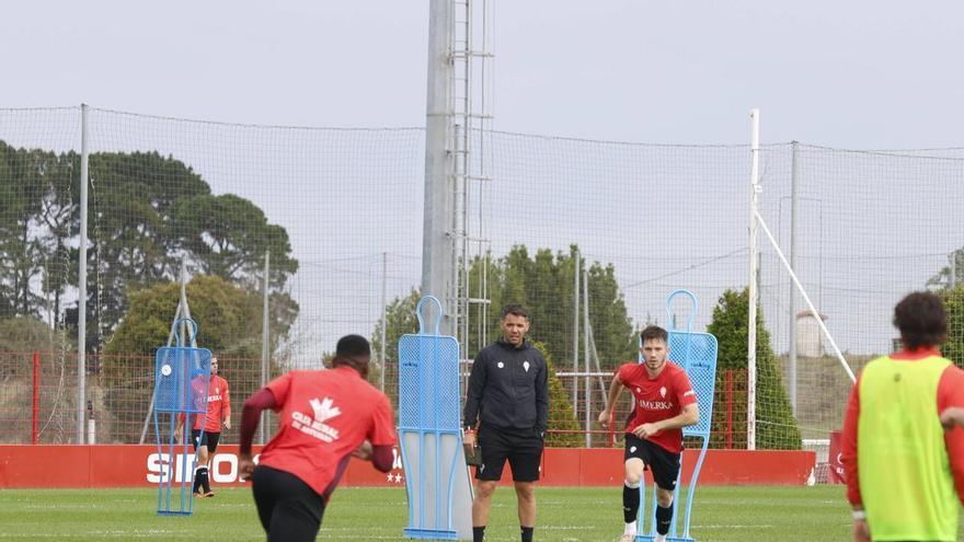 El entrenador del Sporting, con la mente en Andorra sin perder de vista el derbi: "No solamente ya está en la cabeza, sino que está en la planeación"