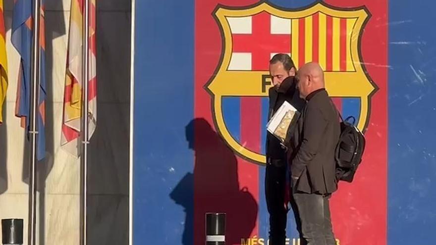 Finaliza la reunión de la junta azulgrana en el Camp Nou.