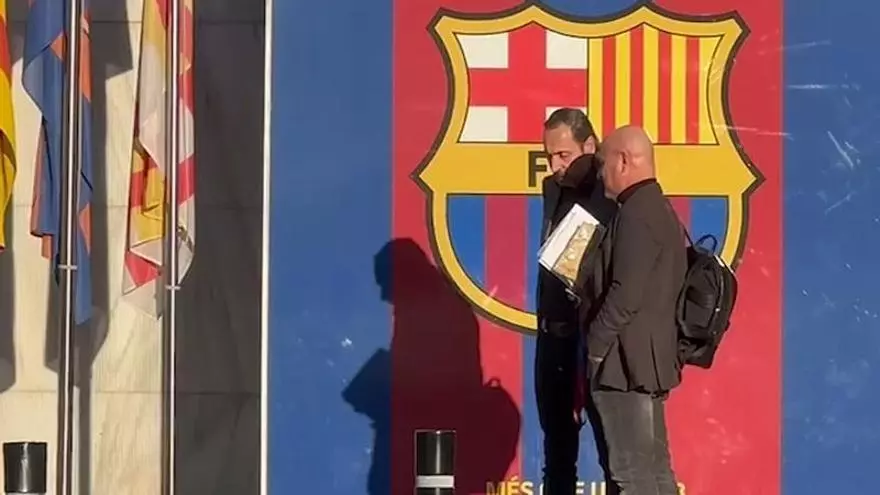 Finaliza la reunión de la junta azulgrana en el Camp Nou.