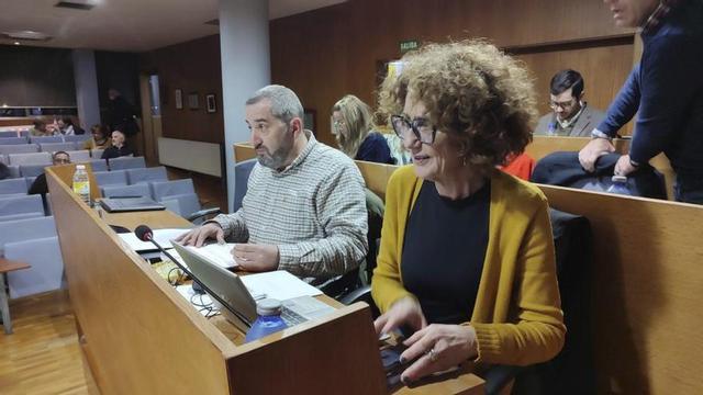 La portavoz y líder del PP d e Cangas, Dolores Hermelo.